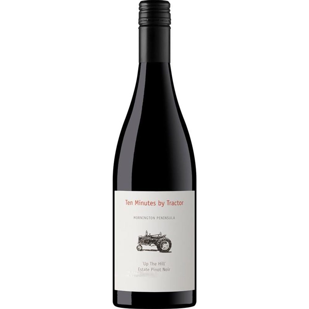 Tien minuten met de tractor - De heuvel op - Pinot Noir - Mornington Peninsula