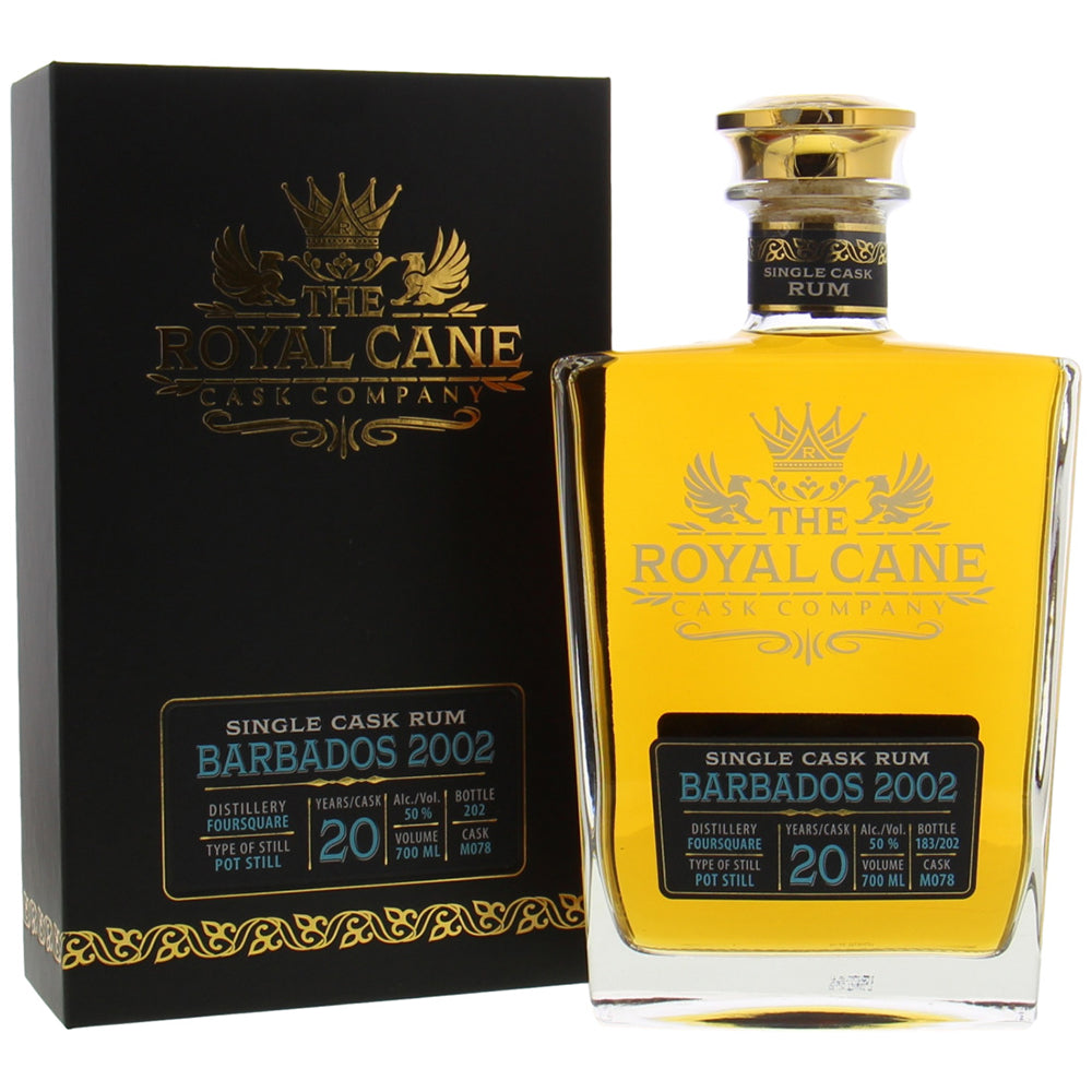 2002 - Foursquare - Barbados Single Cask Rum - Fass M078 - 20 Jahre