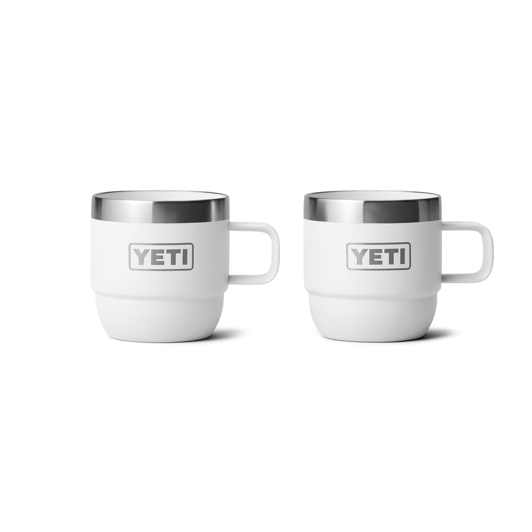 Yeti - Rambler - 6oz (177mL) Stackable Mugs (2 pack) — White