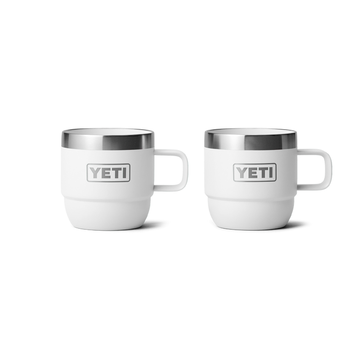 Yeti - Rambler - 6oz (177mL) Stackable Mugs (2 pack) — White