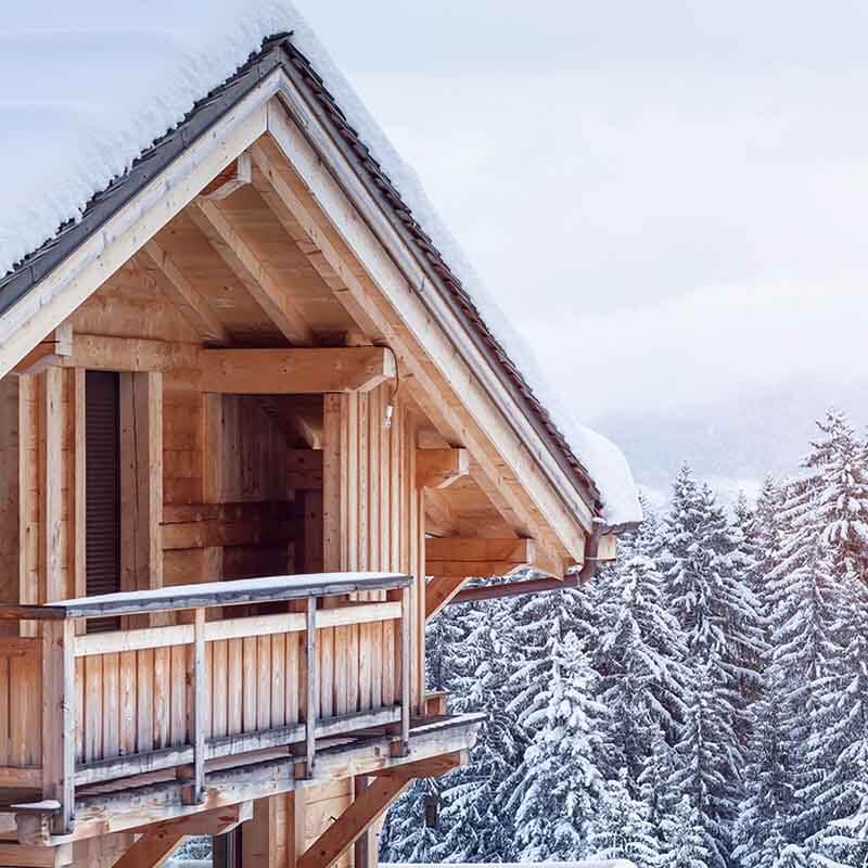 Wine delivery for you ski chalet