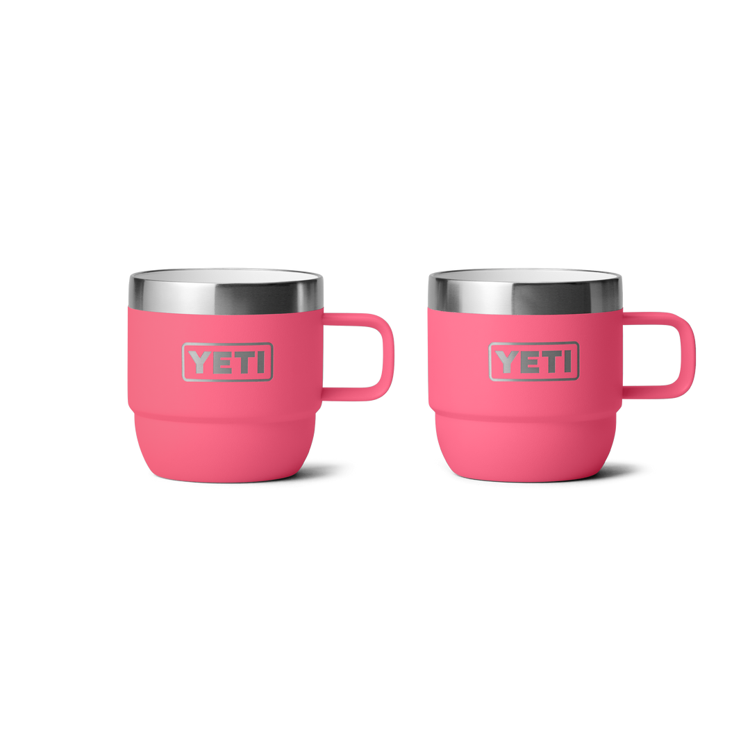 Yeti - Rambler - 6oz (177mL) Stackable Mugs (2 pack) — Tropical Pink