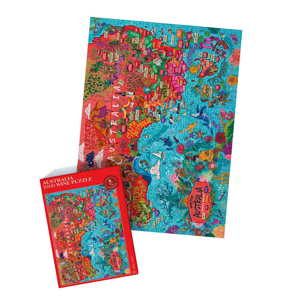 1000 Piece Puzzle - Australia - Australia - Onshore Cellars