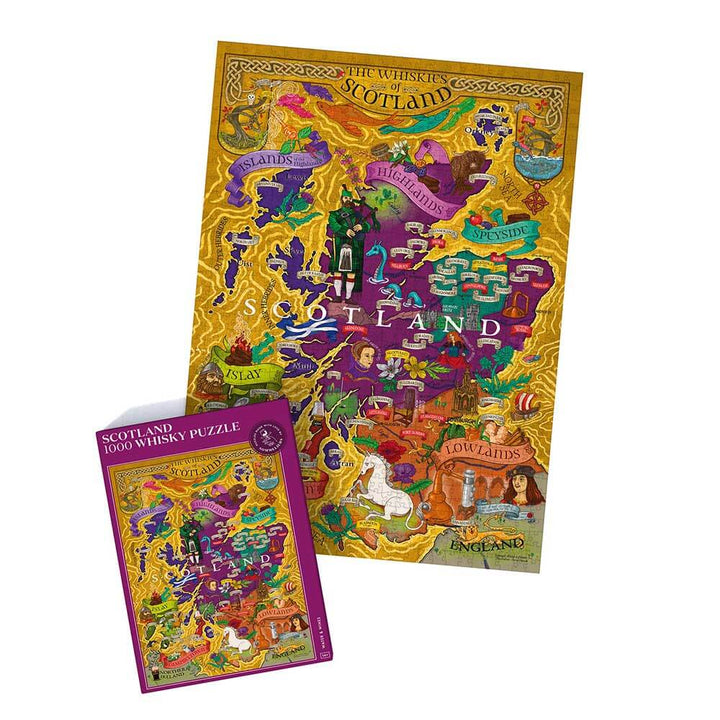 1000 Piece Puzzle - Scotland - Scotland - Onshore Cellars
