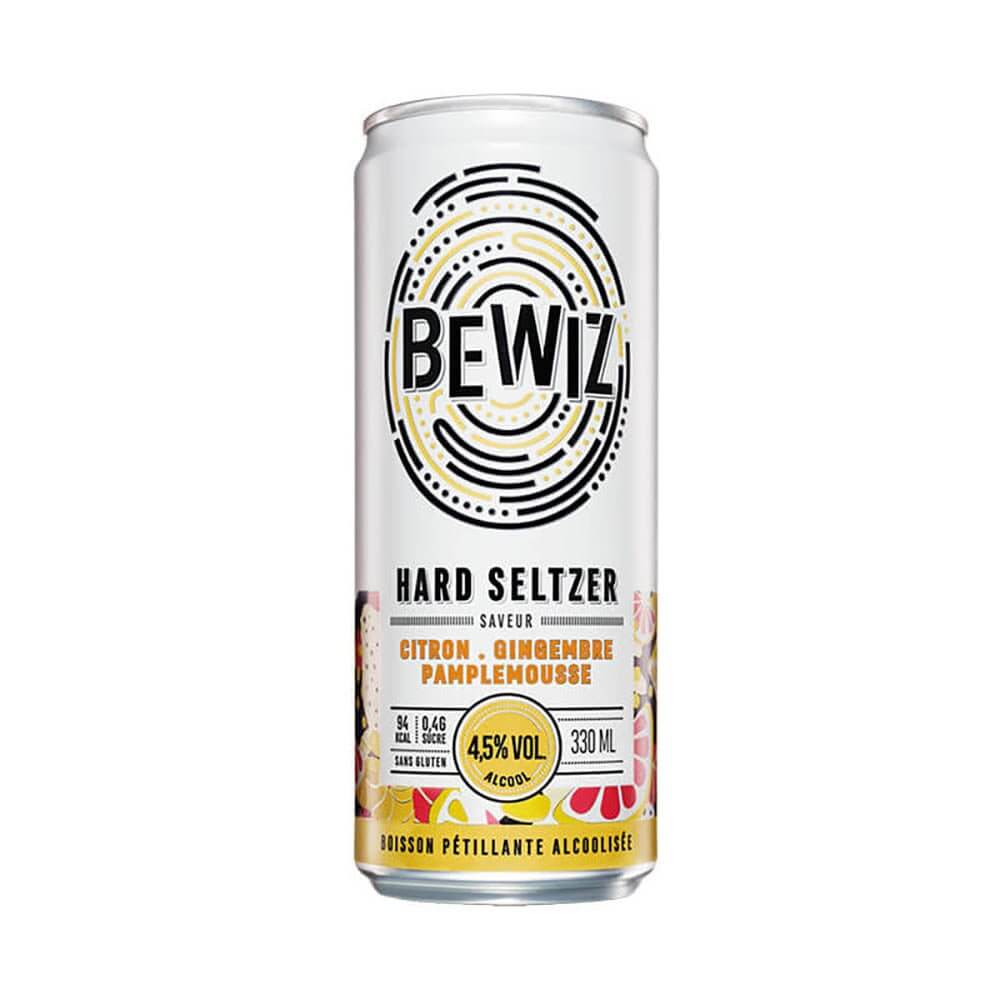 Bewiz - Citron - Gingembre - Pamlemousse - Hard Seltzer - 12 x 33cl - Onshore Cellars