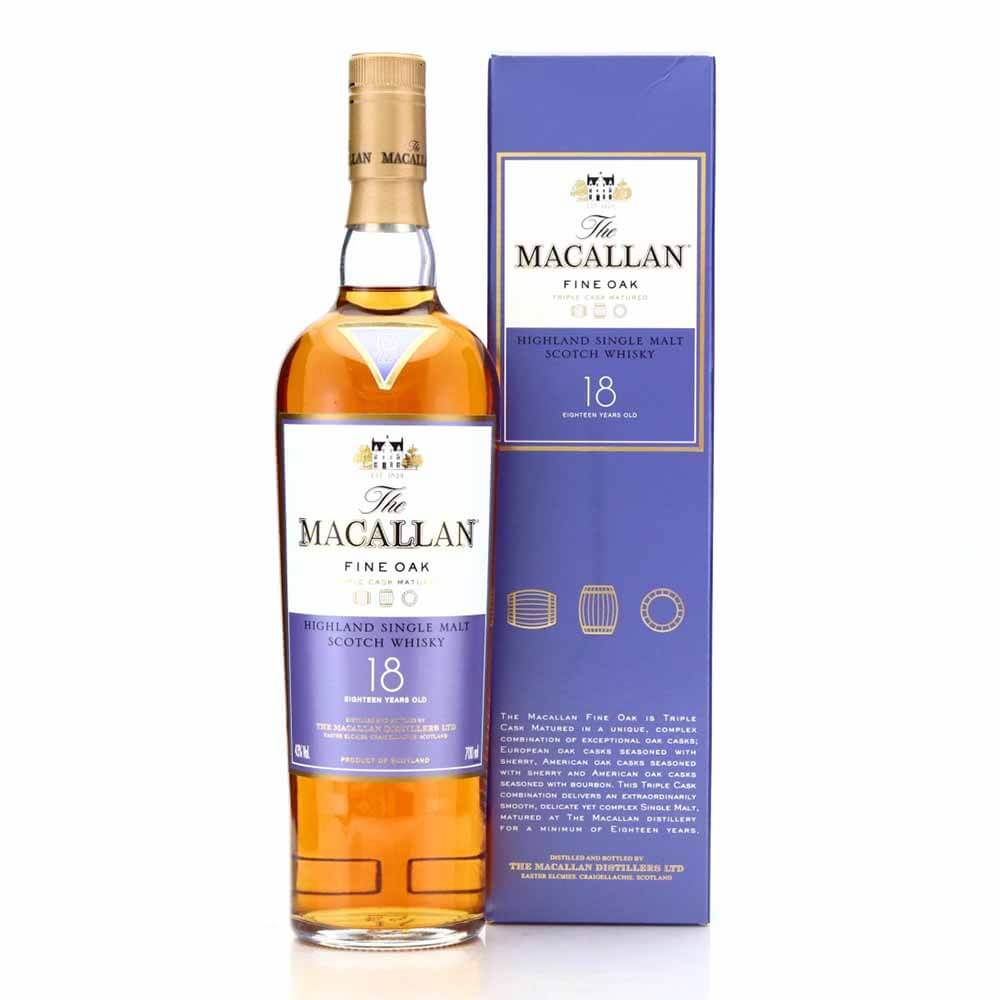 Macallan - 18 yrs - Fine Oak - 18yrs - 70cl - Onshore Cellars